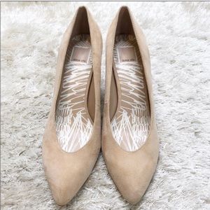 Dolce Vita tan suede pumps 9.5